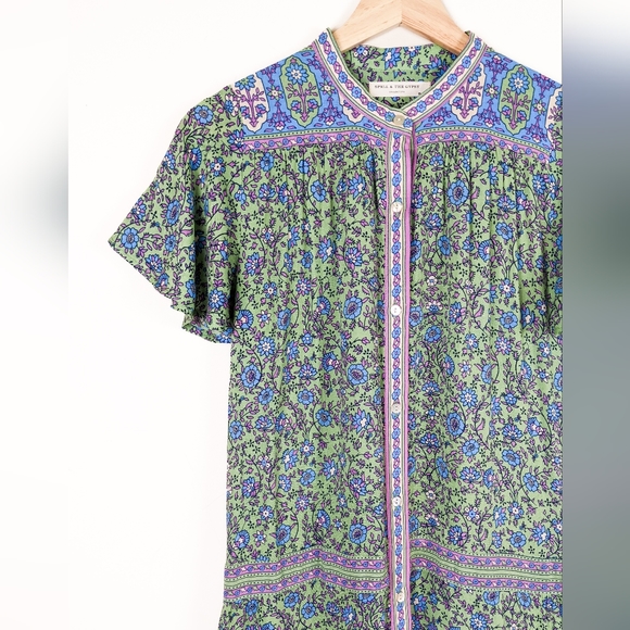 EUC Spell Jasmine Flutter Sleeve Maxi Dress - Picture 5 of 10